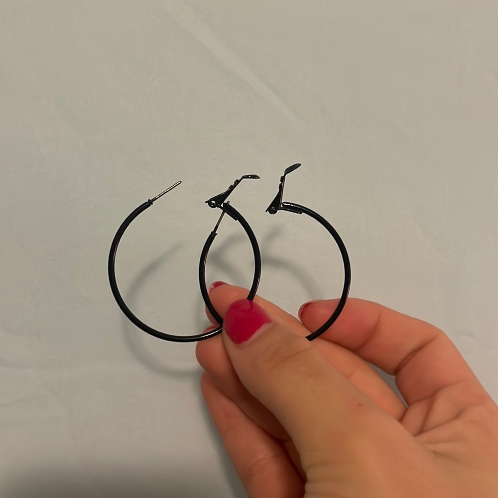 Hoop earrings